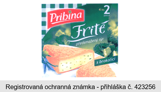 Pribina Frité předsmažený sýr s brokolicí