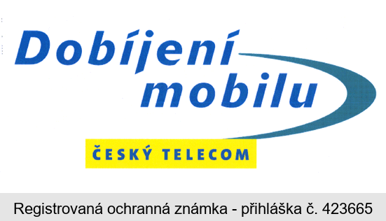Dobíjení mobilu ČESKÝ TELECOM