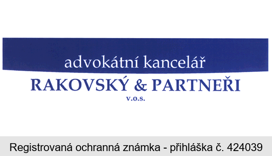 advokátní kancelář RAKOVSKÝ & PARTNEŘI  v. o. s.