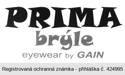 PRIMA brýle eyewear by GAIN