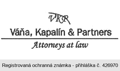 VKP Váňa, Kapalín & Partners, Attorneys at law