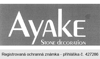 AYAKE STONE DECORATION