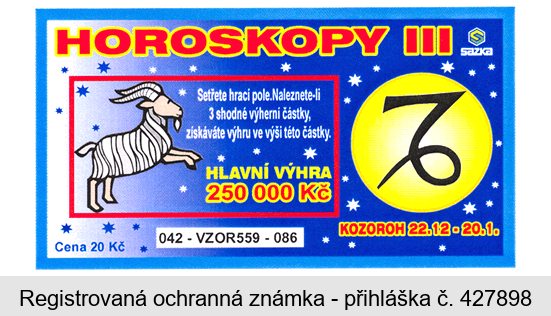 HOROSKOPY III KOZOROH 22.12.-20.1.