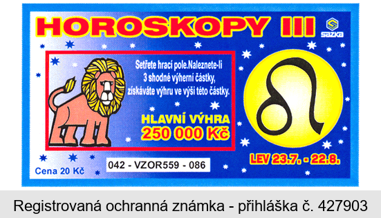 HOROSKOPY III LEV 23.7.-22.8.