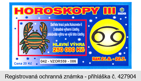 HOROSKOPY III RAK 21.6.-22.7.