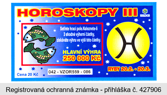 HOROSKOPY III RYBY 20.2.-20.3.