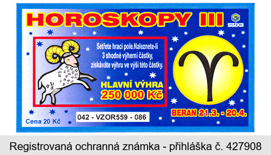 HOROSKOPY III BERAN 21.3.-20.4.