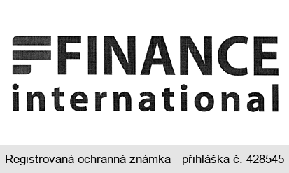 F FINANCE international