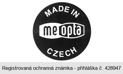 MADE IN meopta CZECH