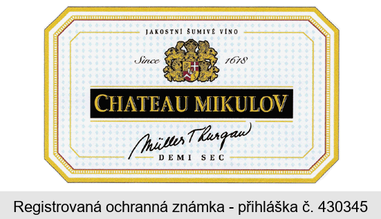 CHATEAU MIKULOV Since 1618