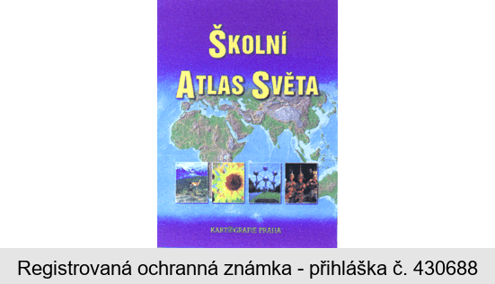 ŠKOLNÍ ATLAS SVĚTA KARTOGRAFIE PRAHA