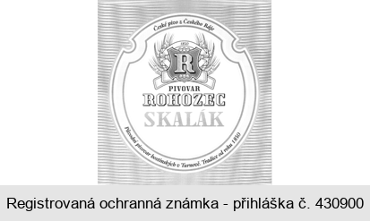 R PIVOVAR ROHOZEC SKALÁK České pivo z Českého ráje Původní pivovar hostinských v Turnově. Tradice od roku 1850