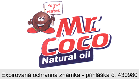 Mr. Coco Natural oil ŠETRNÝ K PŘÍRODĚ