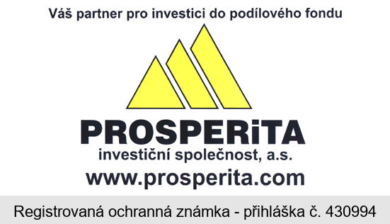 PROSPERiTA investiční společnost, a. s.  www.prosperita.com Váš partner pro investici do podlílového fondu