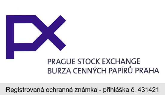 PRAGUE STOCK EXCHANGE BURZA CENNÝCH PAPÍRŮ PRAHA PX