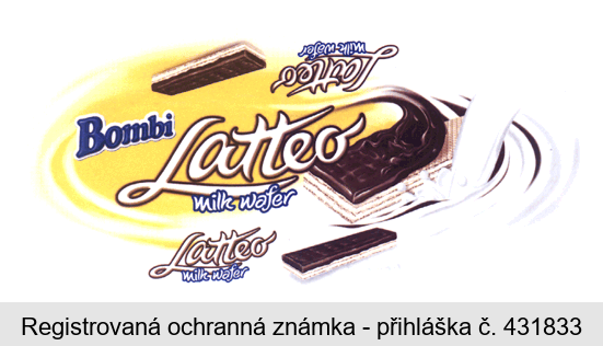Bombi Latteo milk wafer