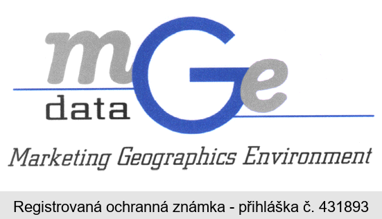 mGe data Marketing Geographics Environment