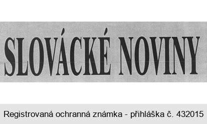 SLOVÁCKÉ NOVINY