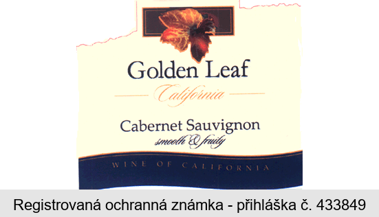 Golden Leaf California Cabernet Sauvignon WINE OF CALIFORNIA