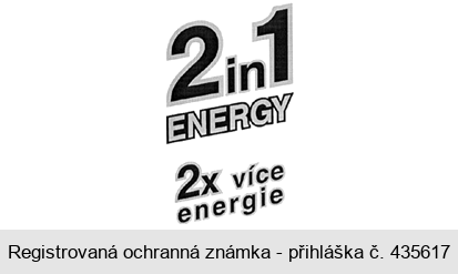2 in 1  ENERGY 2x více energie