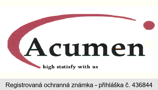 Acumen high statisfy with us