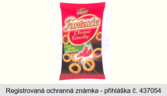 Bohemia Fantazie Ohnivé Kroužky Snack s EXTRA CHILI CHUTÍ