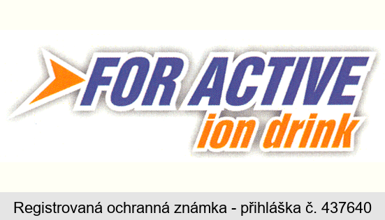 FOR ACTIVE ion drink