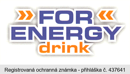 FOR ENERGY drink