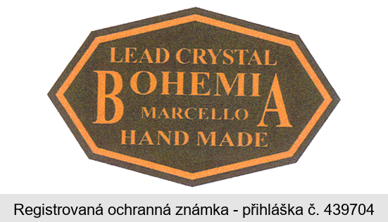 LEAD CRYSTAL BOHEMIA MARCELLO HAND MADE