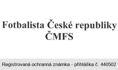 Fotbalista České republiky ČMFS