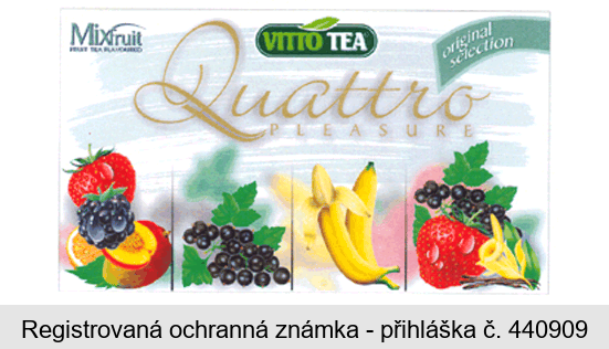 VITTO TEA Quattro PLEASURE Mixfruit FRUIT TEA FLAVOURED  original selection