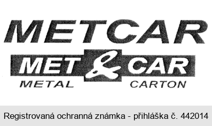 METCAR  MET & CAR  METAL CARTON
