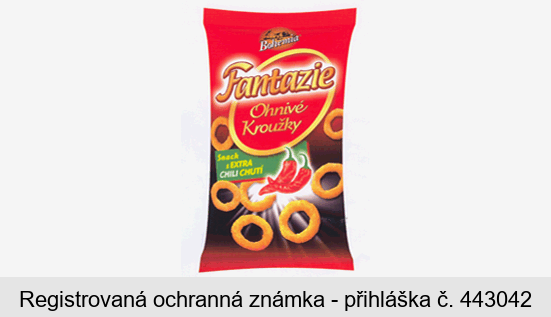 Bohemia Fantazie Ohnivé Kroužky Snack s EXTRA CHILI CHUTÍ