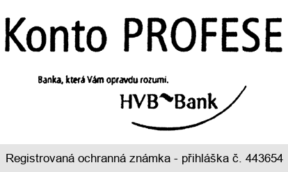 Konto PROFESE Banka, která Vám opravdu rozumí. HVB Bank