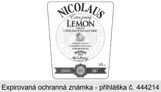 NICOLAUS Extra jemný LEMON 1867 Armín Stark