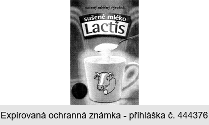 sušený mléčný výrobek sušené mléko Lactis