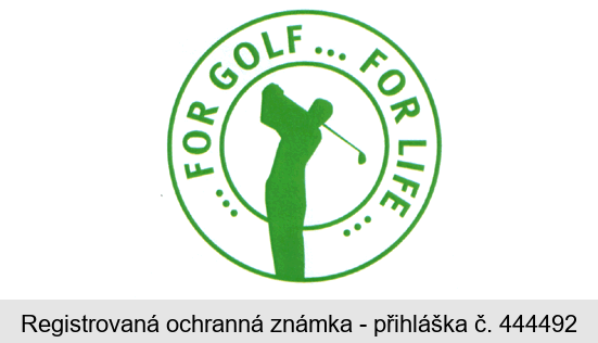 FOR GOLF FOR LIFE