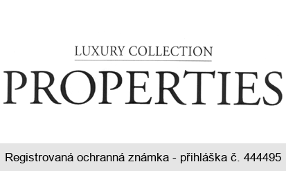 LUXURY COLLECTION PROPERTIES