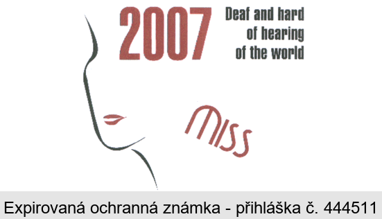 2007 Deaf and hard of hearing of the world MISS