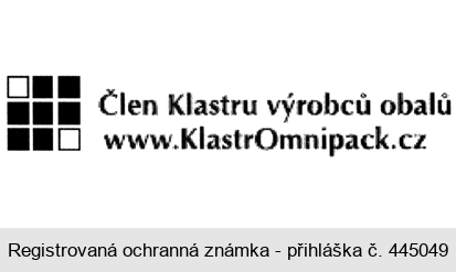 Člen klastru výrobců obalů  www.KlastrOmnipack.cz