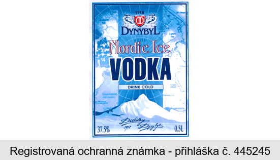 1918 DYNYBYL Nordic Ice VODKA DRINK COLD