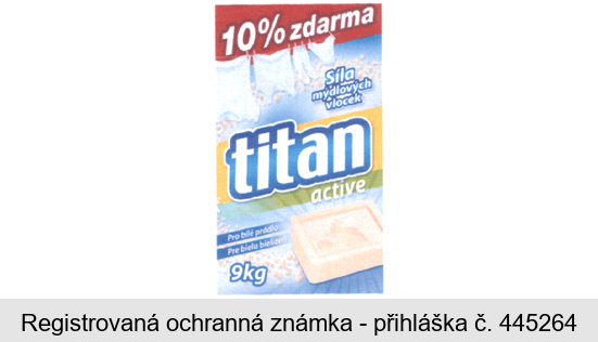 titan active Síla mýdlových vloček 10% zdarma