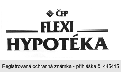 ČFP FINANCIAL FLEXI HYPOTÉKA