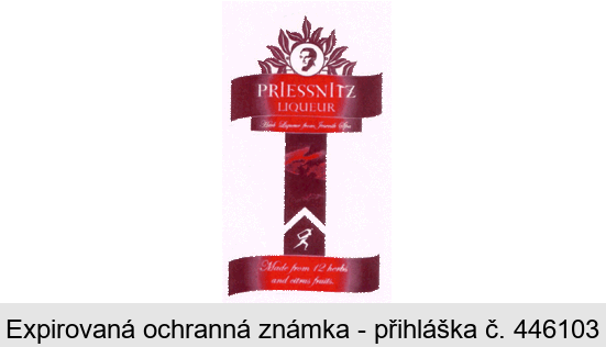 PRIESSNITZ LIQUEUR Herb Liqueur from Jeseník Spa Made from 12 herbs and citrus fruits