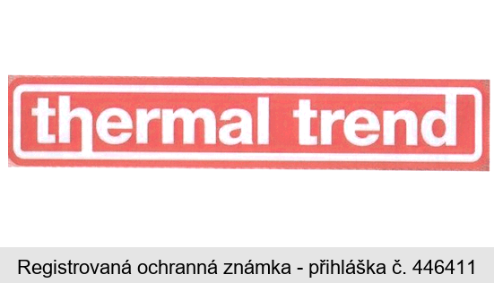 thermal trend