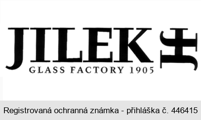 JILEK GLASS FACTORY 1905 JF