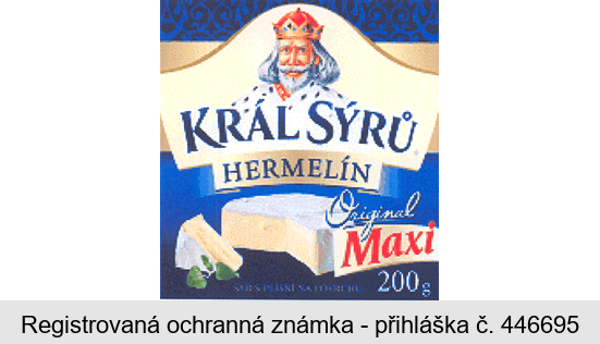 KRÁL SÝRŮ HERMELÍN Original Maxi