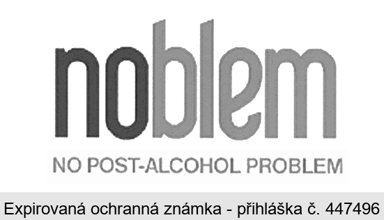 noblem NO POST-ALCOHOL PROBLEM