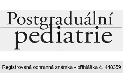 Postgraduální pediatrie