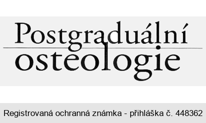 Postgraduální osteologie